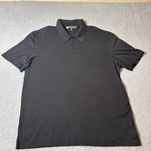 Robert Barakett Polo Mens XXL Black 100% Pima Cotton Short Sleeve Collared Top